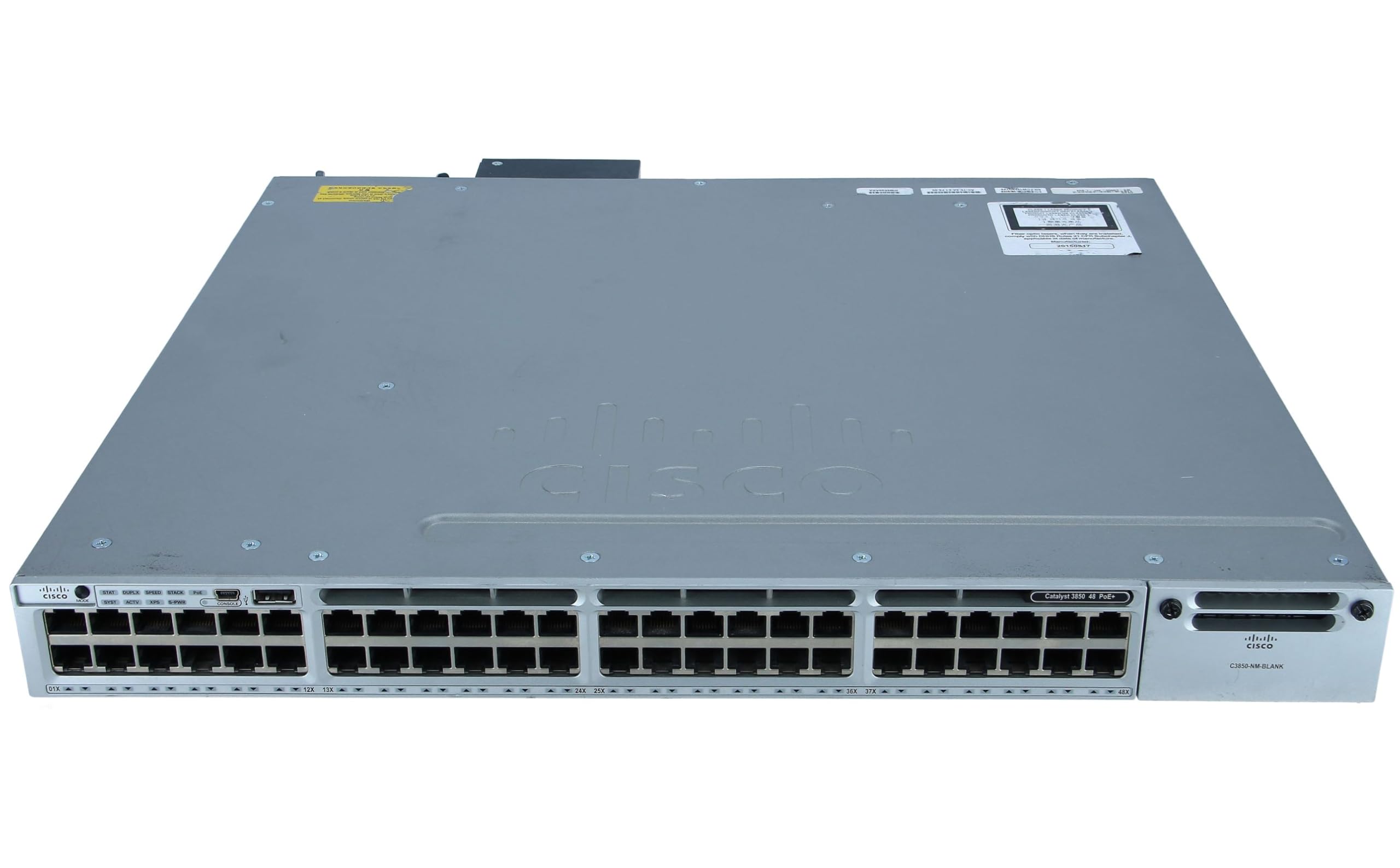 Amazon.com: Cisco WS-C3850-48F-L 48 Port PoE+ Gigabit Ethernet